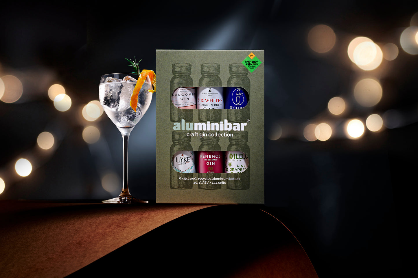 Craft british spirits, sustainably packaged, perfect for a gin and tonic