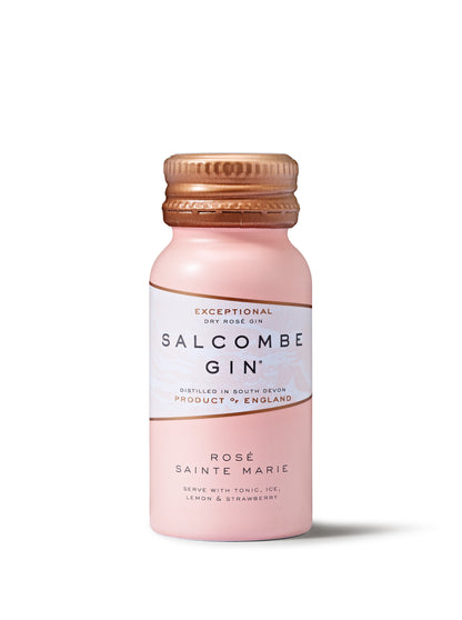 Salcombe gin in sustainable spirits miniature bottles