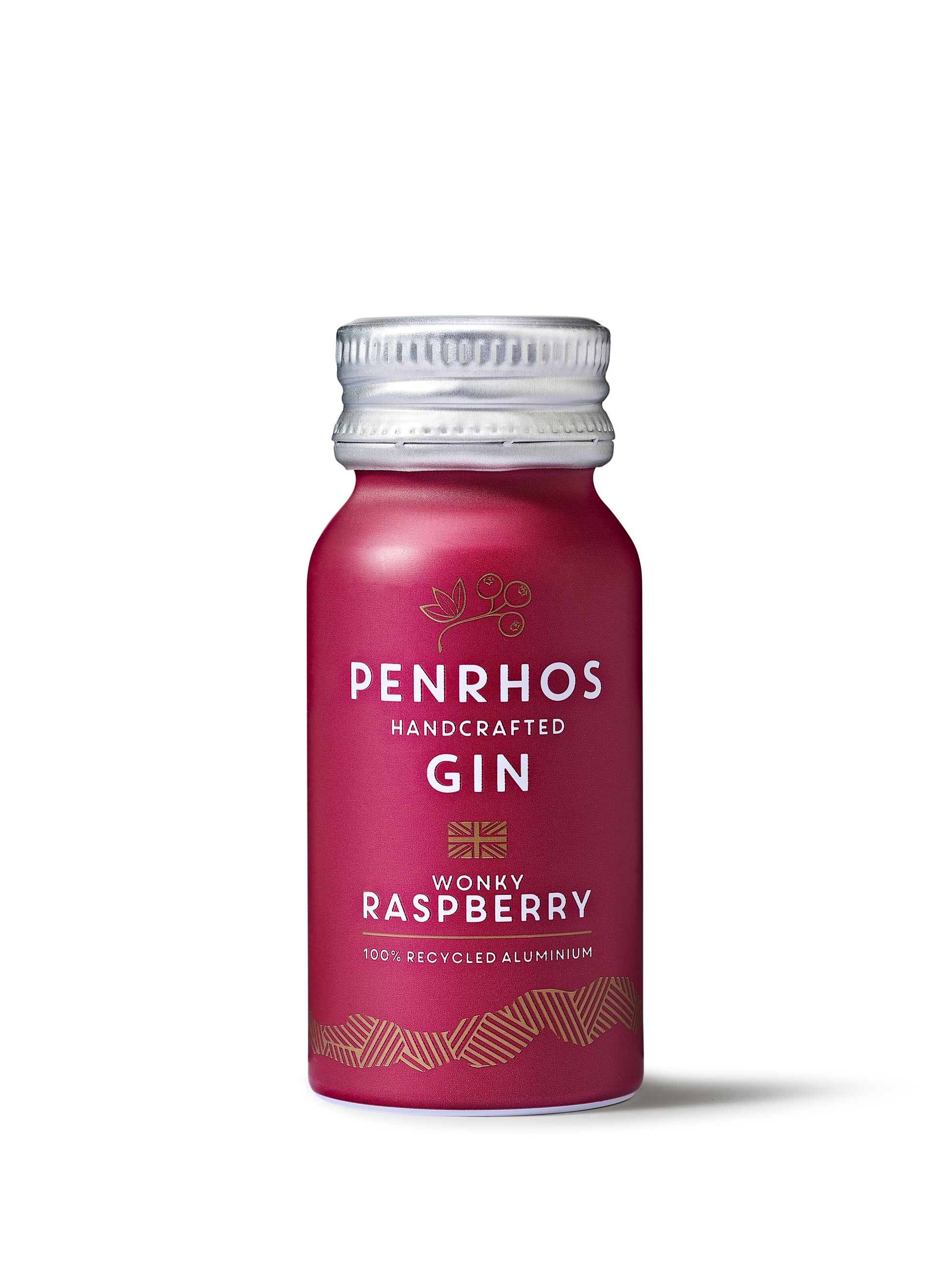 Penrhos Gin in 100% recycled aluminium bottles