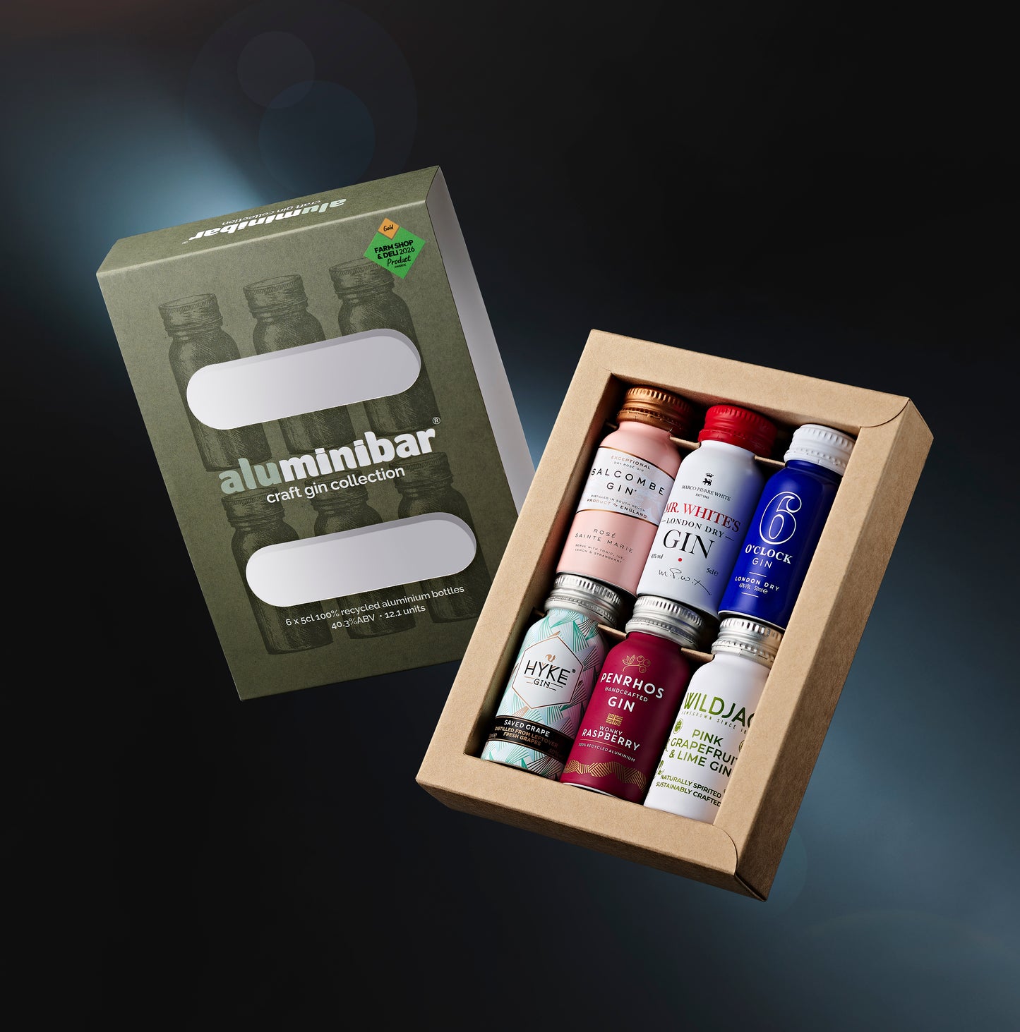 Miniature spirits gift set for birthdays and special occasions